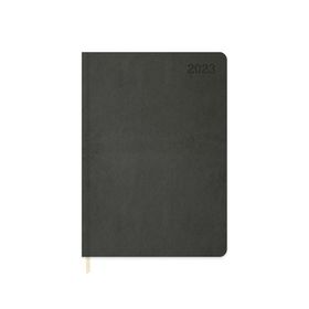Keskin Color 2023 Termo Deri Süngerli Gri Kapak 14x20 cm Günlük Ajanda