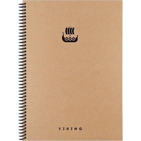 Keskin Color 20X28 Çizgili La Plume Viking Gemi Kraft Defter