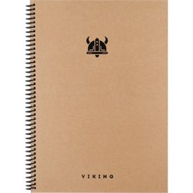 Keskin Color 20X28 Kareli La Plume Viking Başlık Kraft Defter