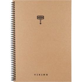 Keskin Color 20X28 Kareli La Plume Viking Çekiç Kraft Defter