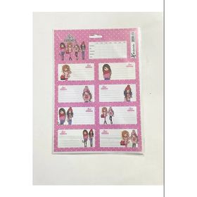 Keskin Color 220132-99 Ders Programlı 3'lü Etiket Best Friends Okul Etiketi