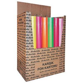 Keskin Color 25x35 cm Karışık 10 Renk Fon Kartonu
