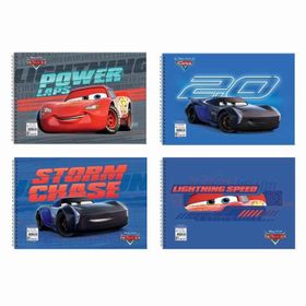 Keskin Color 300115 15 Yaprak Spiralli Cars 17x25 Resim Defteri
