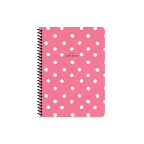 Keskin Color 321142-99 16.5x22.5 cm 80 Yaprak Kareli Spiralli Plastik Kapak 6'lı Not Defteri