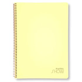 Keskin Color 324411-99 A4 72 Yaprak Pastel Show Sarı Spiralli Çizgili Defter