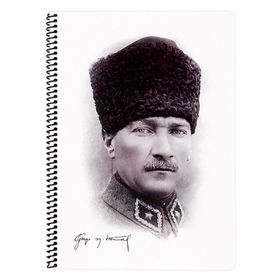 Keskin Color 327922-99 Atatürk A4 80 Yaprak Kareli Defter
