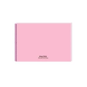 Keskin Color 35x50 cm 20 Yaprak Plastik Kapak Pastel Spiralli Resim Defteri