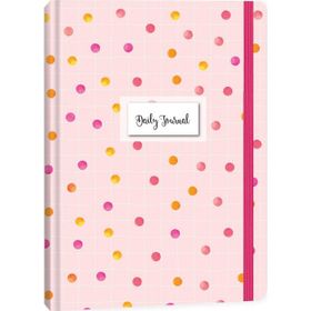 Keskin Color 383922-99 Lastikli Ciltli Daily Journal 14x20 cm 80 Yaprak Kareli Not Defteri
