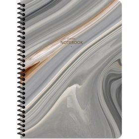 Keskin Color 385042-99 16.5x22.5 cm 80 Yaprak Kareli Spiralli Karton Kapak Classic Mar 6'lı Not Defteri