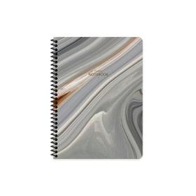 Keskin Color 385042-99 16.5x22.5 cm 80 Yaprak Kareli Spiralli Karton Kapak Classic Mar 6'lı Not Defteri