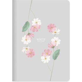 Keskin Color 410391-99 A5 96 Yaprak Çizgili Sert Kapak Start Gri Not Defteri