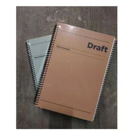 Keskin Color 410521-99 17x24 cm 80 Yaprak Çizgili Hafif Kağıt Sert Karton Kapak Draft 6'lı Not Defteri