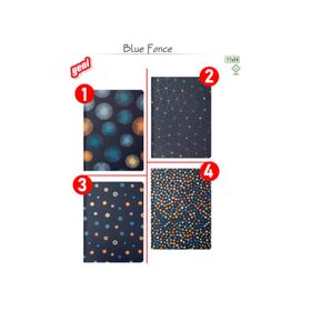 Keskin Color 410941-99 17x24 80 Yaprak Çizgili Ciltli Sert Kapak Blue Fonce Defter