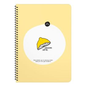 Keskin Color 500514-99 Hisli Şeyler A4 80 Sayfa Kareli Spiralli Defter