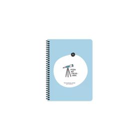 Keskin Color 500528-99 Hisli Şeyler Stickerli Gözüm Yükseklerde 16.5x22.5 cm 80 Yaprak Çizgili Not Defteri