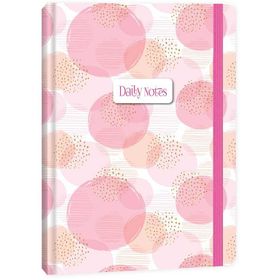 Keskin Color 80 Yaprak A5 Bubbles Pembe Sert Kapak Çizgili Defter