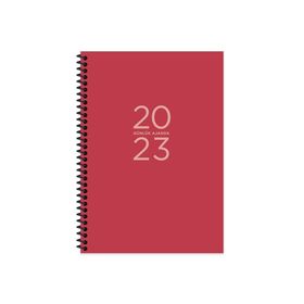 Keskin Color 830503-99 17x24 cm 2024 Kırmızı Spiralli Günlük Ajanda