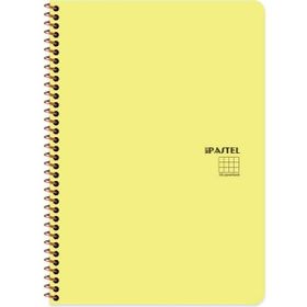 Keskin Color A4 100 Yaprak Kareli Plastik Kapak Sipiralli Pastel Note Defteri