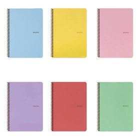 Keskin Color A4 100 Yp Çizgili PP Kp Spiralli Pastel Note Defteri