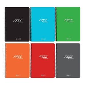 Keskin Color A4 120 Yaprak Çizgili PP Kapak Spiralli Free Defter