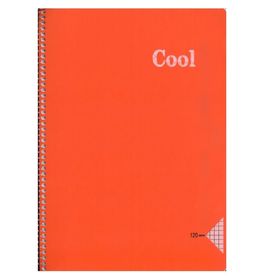 Keskin Color A4 120 Yaprak Kareli Pp Kapak Cool Turuncu Spiralli Defter