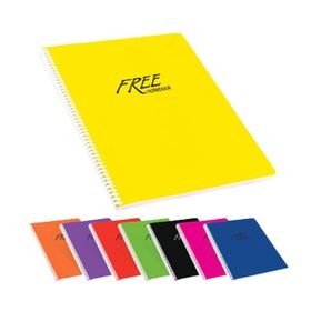 Keskin Color A4 160 Yaprak Kareli PP Kapak Spiralli Free Defter
