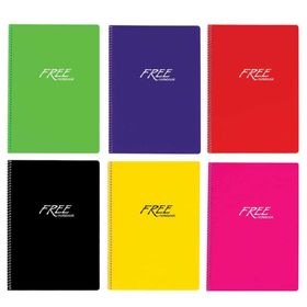 Keskin Color A4 160 Yaprak Kareli PP Kapak Spiralli Free Defter
