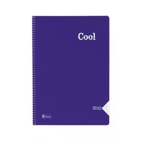 Keskin Color A4 40 Yaprak Kareli PP Kapak Spiralli Cool Defter