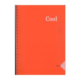 Keskin Color A4 60 Yaprak Kareli Pp Kapak Cool Turuncu Spiralli Defter