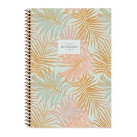 Keskin Color A4 80 Yaprak Çizgili Karton Kapak La Plume Leaves Spiralli Defter