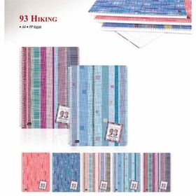Keskin Color A4 80 Yaprak .Çizgili PP Kapak Spiralli 93 Hiking Defter
