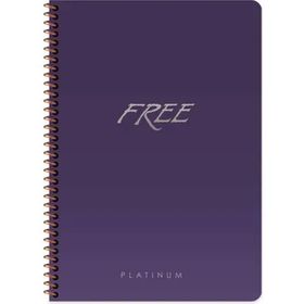Keskin Color A4 80 Yaprak Düz Plastik Kapak Free Platinum Defter