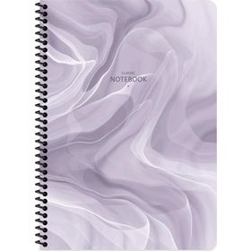 Keskin Color A4 Çizgili Classic Marble - Lila Defter