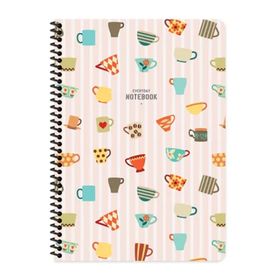 Keskin Color A4 Çizgili Coffee Pembe Defter