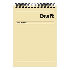Keskin Color A4 Çizgili Draft Sarı Bloknot