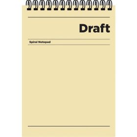 Keskin Color A4 Çizgili Draft Sarı Bloknot