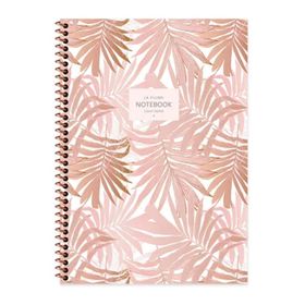 Keskin Color A4 Çizgili La Plume Leaves - Kahve Defter
