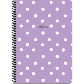 Keskin Color A4 Çizgili Puantiye - Lila Defter