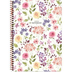 Keskin Color A4 Kareli Çiçek Beyaz Defter