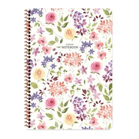 Keskin Color A4 Kareli Çiçek Beyaz Defter