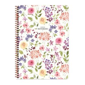 Keskin Color A4 Kareli Çiçek Beyaz Defter
