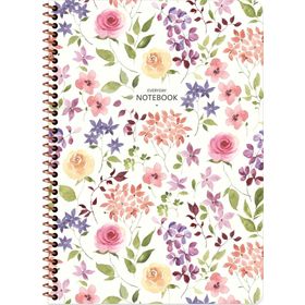 Keskin Color A4 Kareli Çiçek Beyaz Defter