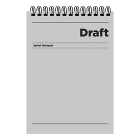 Keskin Color A4 Kareli Draft Gri Bloknot