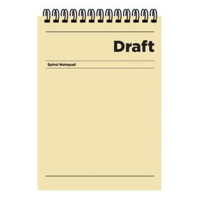 Keskin Color A4 Kareli Draft Sarı Bloknot