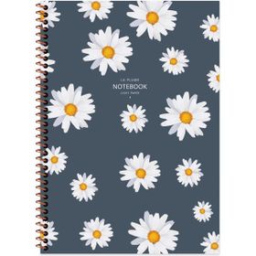 Keskin Color A4 Kareli La Plume Flowers Çiçek Defter