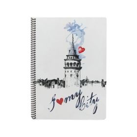 Keskin Color A4 My City 80 Yaprak Kareli Defter