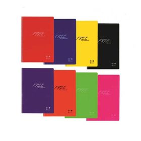 Keskin Color A4 Spiralli pp Kapak 200 Yaprak Free Çizgili Defter