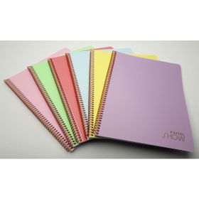 Keskin Color A5 72 Yaprak Çizgili PP Kapak Spiralli Pastel Show Defter