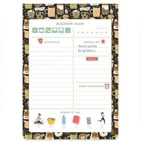 Keskin Color A5 Blok Kahve Günlük Planner