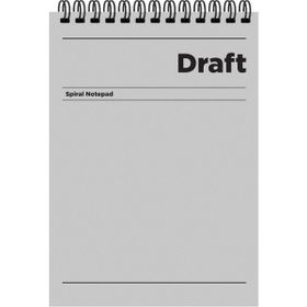 Keskin Color A5 Kareli Draft Gri Bloknot
